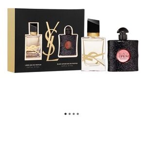 NWT Yves Saint Laurent Black and Gold Fragrance Duo